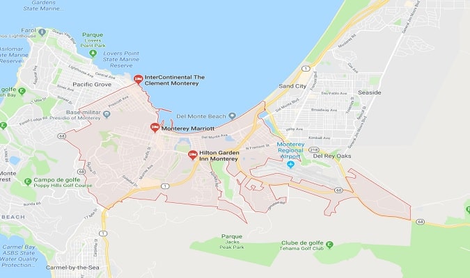 Mapa Monterey