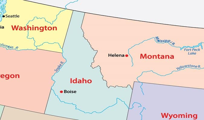 Idaho Mapa