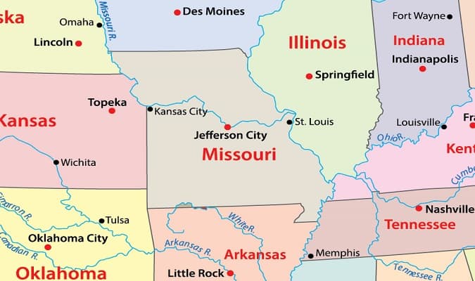 Missouri Mapa