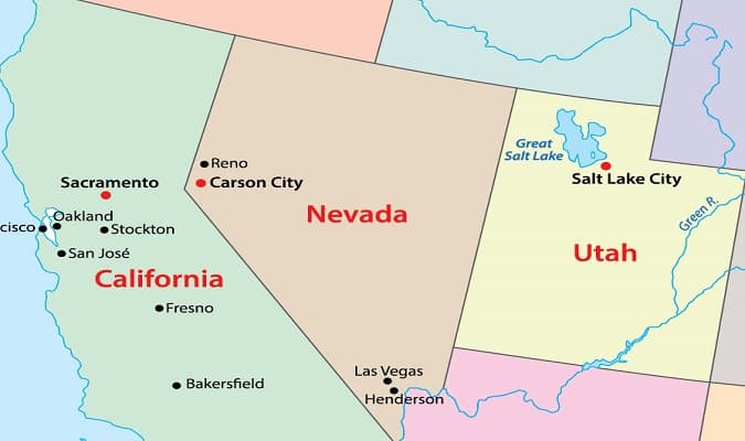 Nevada Mapa