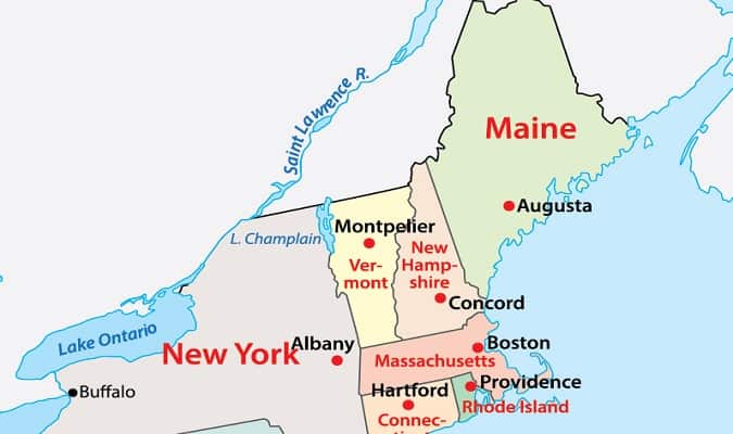 Vermont Mapa